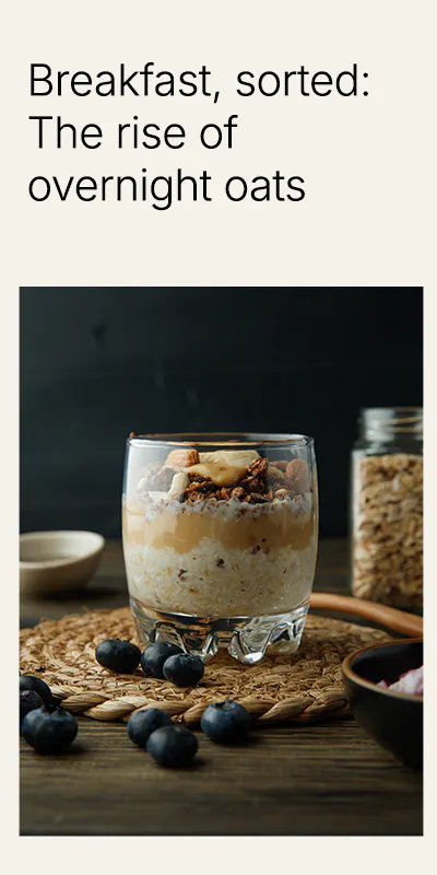 Overnight Oats: Breakfast Ideas Great for Meal Prepping