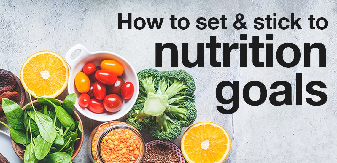 How to set & stick to nutrition goals