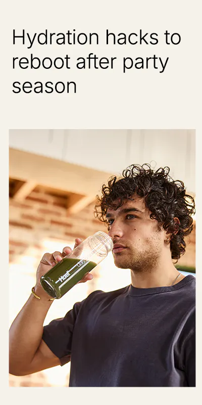 Hydration hacks to reboot after party season