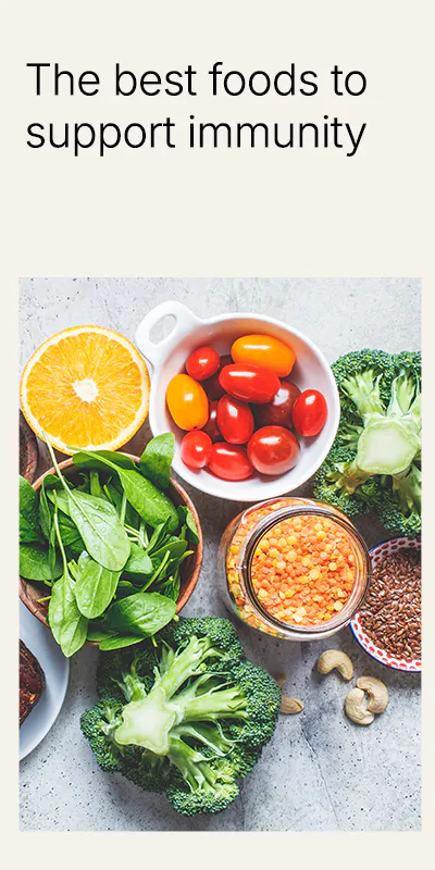 The best foods to support immunity