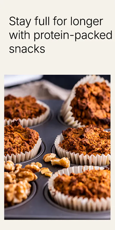 Stay full for longer with protein-packed snacks