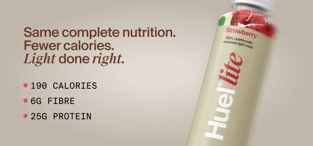 Same complete nutrition. Fewer calories. Light done right. 