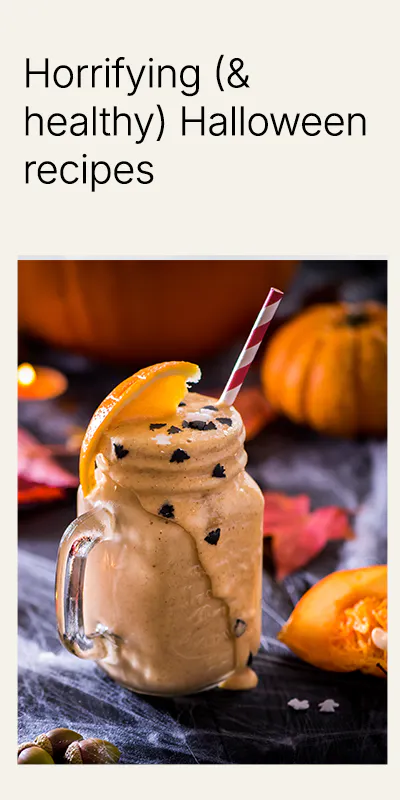 Horrifying (and healthy) halloween recipes
