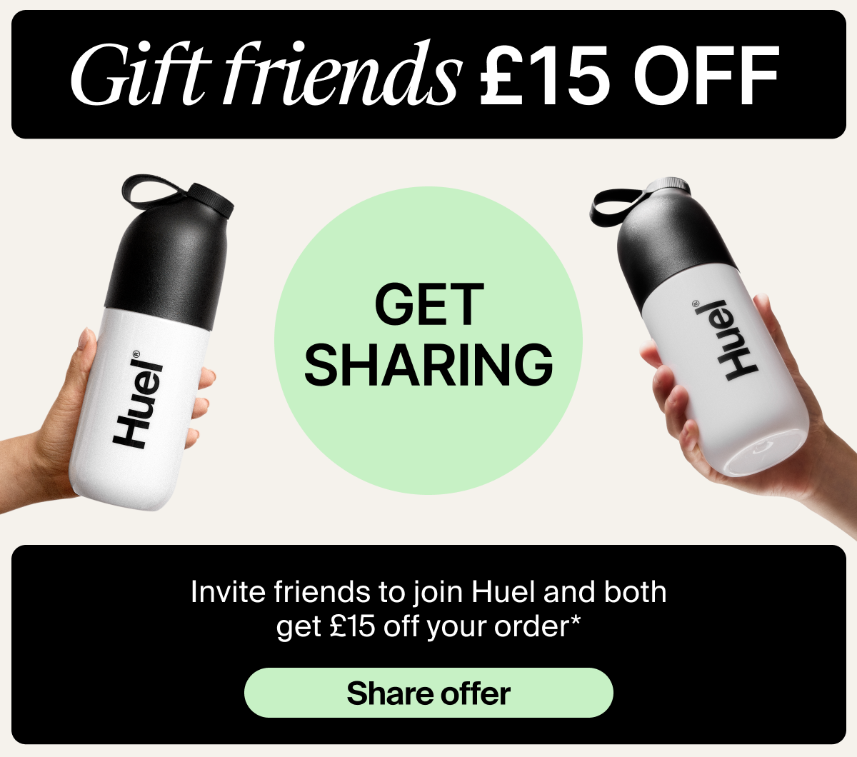 Give £15 off