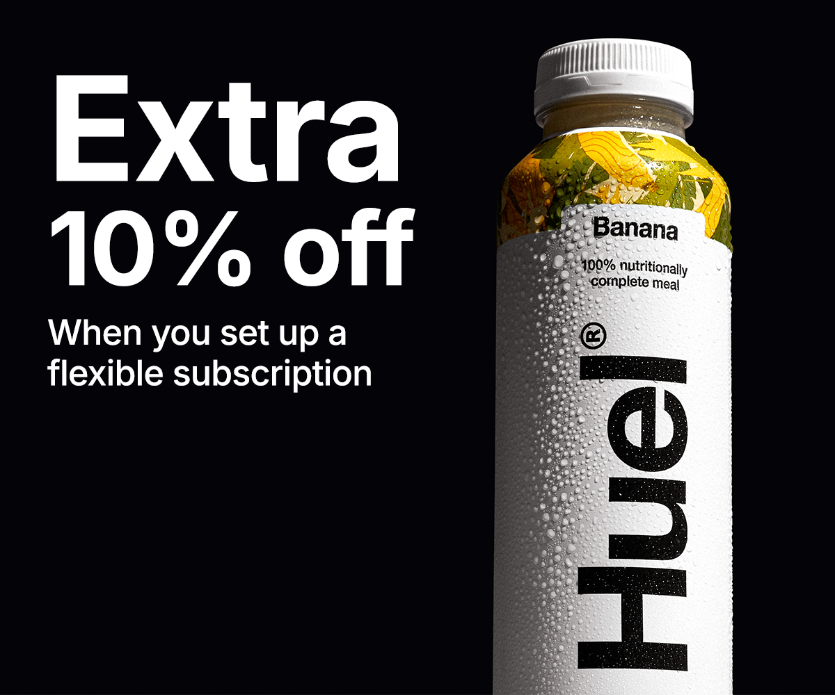 Extra 10% off when you set up a flexible subscription