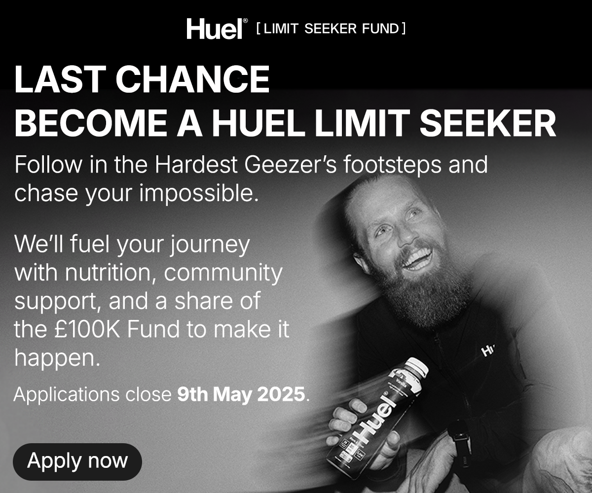 Last chance: apply to become a Huel Limit Seeker