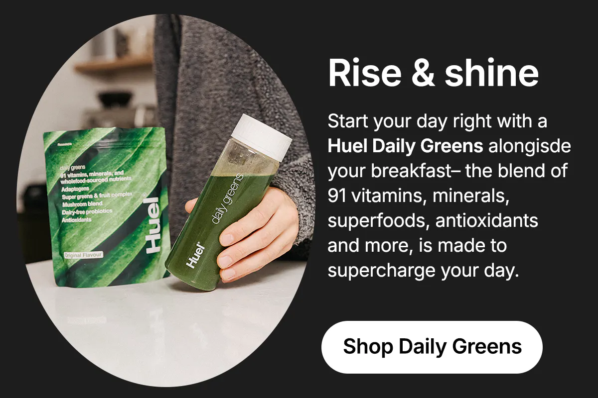 Rise & shine. Shop Daily Greens