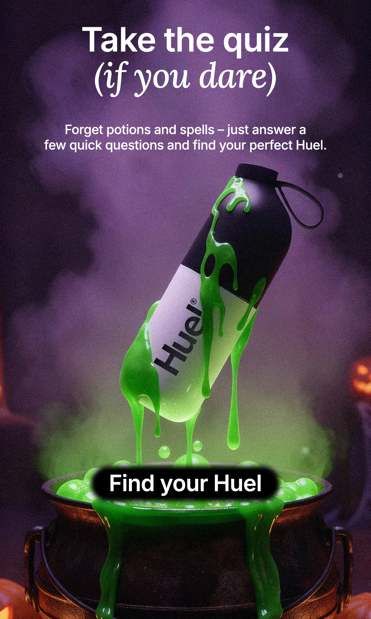 Nutrition so easy, it's almost witchcraft. Stock up.